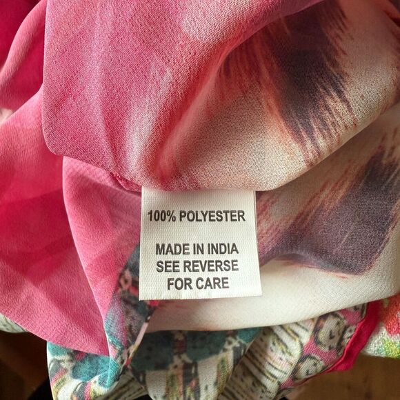 NWOT ASA Kaftans Caftan Swim Coverup Beachy Kimono Bright Leopard Print. Size S - Picture 4 of 4